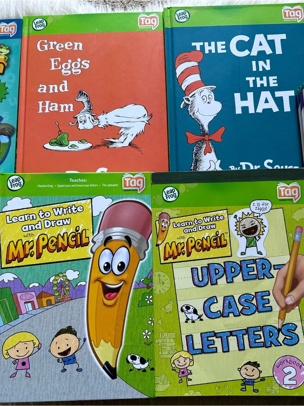 Lot of 20 Leap Frog Tag Interactive Books Early Learning Reading Chart Stickers